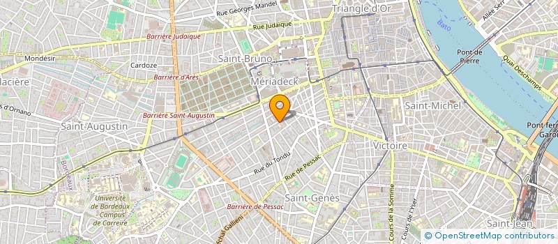 localisation de l'entreprise MADAME MARIE POIRIER  BORDEAUX