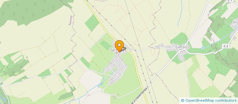 localisation de l'entreprise MADAME MARIE POIRSON  FERRIERES