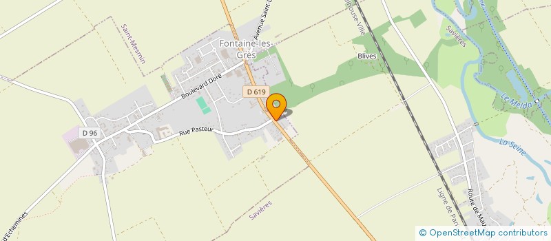 localisation de l'entreprise MADAME MARIE-POL DROUARD  FONTAINE-LES-GRES