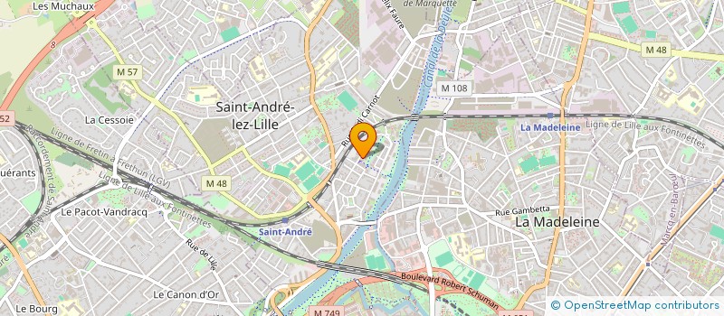 localisation de l'entreprise MADAME MARIE POLAK à SAINT-ANDRE-LEZ-LILLE