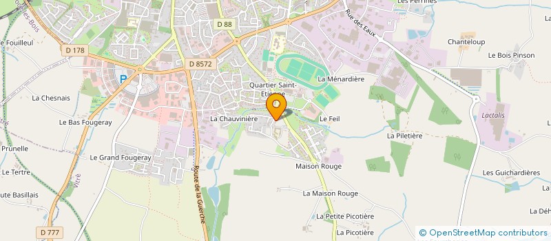 localisation de l'entreprise MADAME MARIE POLESTANT à VITRE