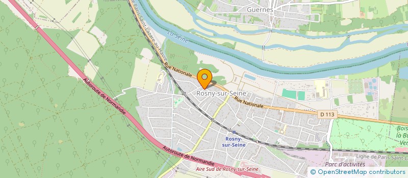 localisation de l'entreprise MADAME MARIE POMPEE  ROSNY-SUR-SEINE