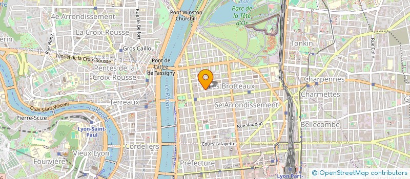 localisation de l'entreprise MADAME MARIE PONCET à LYON