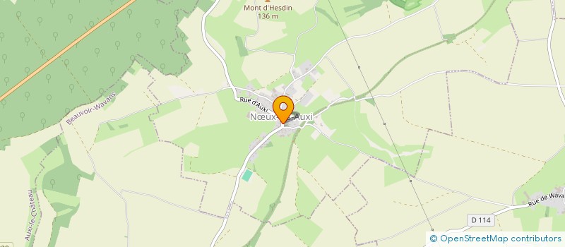 localisation de l'entreprise MADAME MARIE PONCHEL  NUX-LES-AUXI