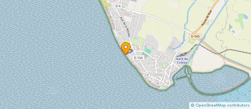 localisation de l'entreprise MADAME MARIE PONCHEL  LE CROTOY