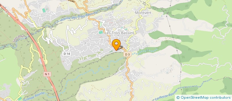 localisation de l'entreprise MADAME MARIE PONIN  LES TROIS-BASSINS