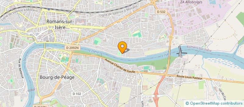 localisation de l'entreprise MADAME MARIE PONS-HERMANT  ROMANS-SUR-ISERE