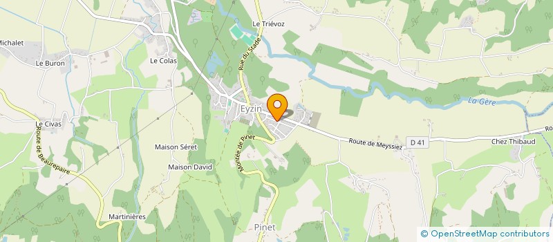 localisation de l'entreprise MADAME MARIE PONSINET  SEPTEME