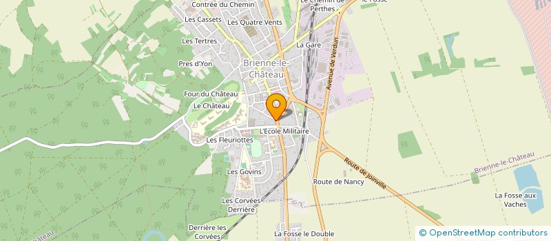 localisation de l'entreprise MADAME MARIE PONSSARD à BRIENNE-LE-CHATEAU