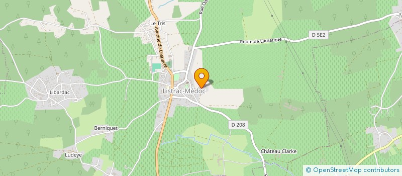 localisation de l'entreprise MADAME MARIE PONTET à LISTRAC MEDOC