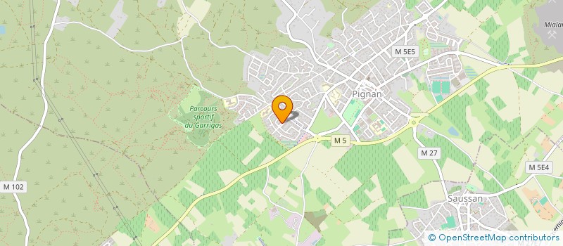 localisation de l'entreprise MADAME MARIE PORTALES  CLAPIERS