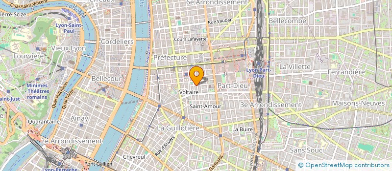 localisation de l'entreprise MADAME MARIE PORTANERY  LYON