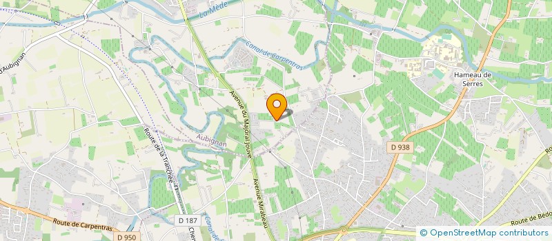 localisation de l'entreprise MADAME MARIE PORTE  AUBIGNAN