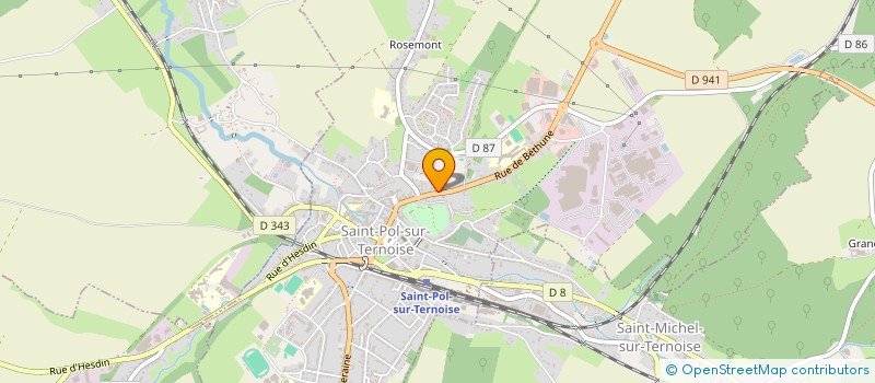 localisation de l'entreprise MADAME MARIE PORTEMONT  SAINT-POL-SUR-TERNOISE