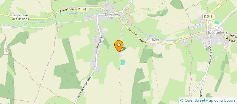 localisation de l'entreprise MADAME MARIE PORTEMONT  PREURES