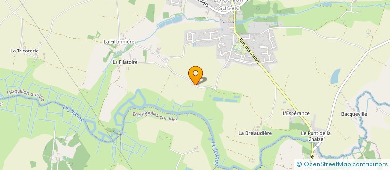 localisation de l'entreprise MADAME MARIE POTIRON à L'AIGUILLON-SUR-VIE