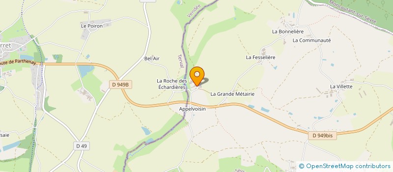 localisation de l'entreprise MADAME MARIE POUBLANC à MONCOUTANT-SUR-SEVRE