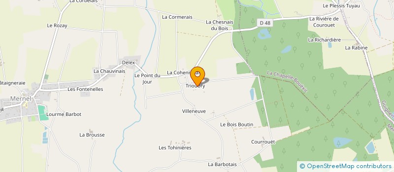 localisation de l'entreprise MADAME MARIE POUET à MERNEL