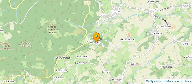 localisation de l'entreprise MADAME MARIE POUILLERIE à CHUYER