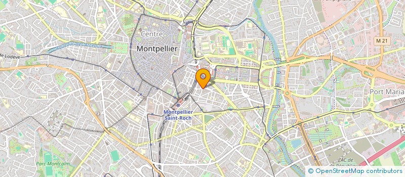 localisation de l'entreprise MADAME MARIE POUJOL à MONTPELLIER