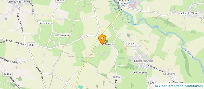 localisation de l'entreprise MADAME MARIE POULAIN  TOURNEVILLE-SUR-MER