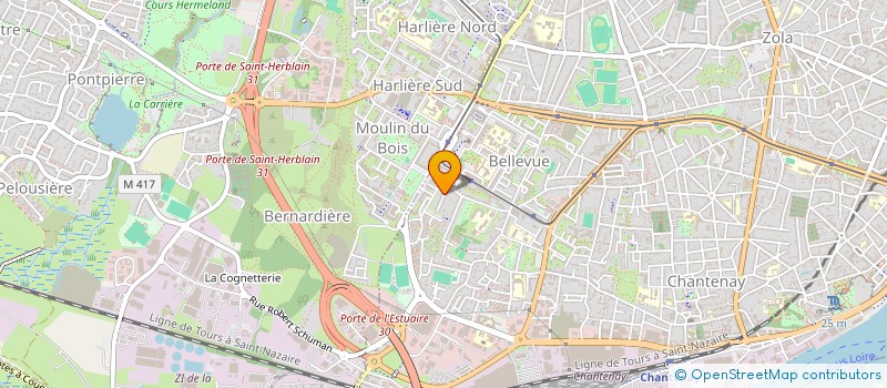 localisation de l'entreprise MADAME MARIE POULAIN  NANTES