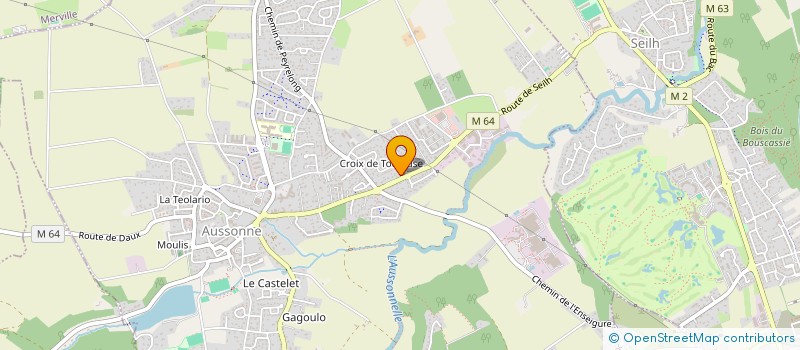 localisation de l'entreprise MADAME MARIE POULHIER  SAINT-SULPICE-LA-POINTE