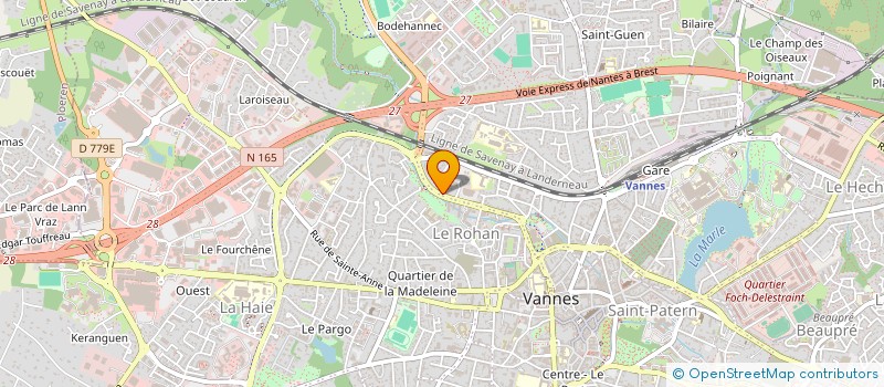 localisation de l'entreprise MADAME MARIE POUMELLEC  VANNES