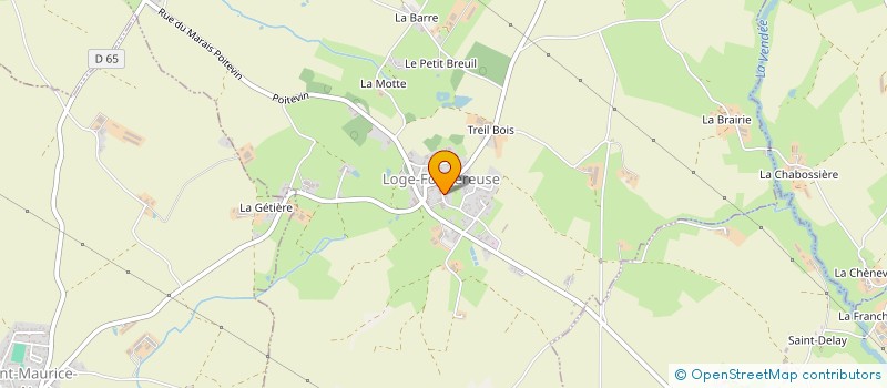 localisation de l'entreprise MADAME MARIE POUPIN  LOGE-FOUGEREUSE