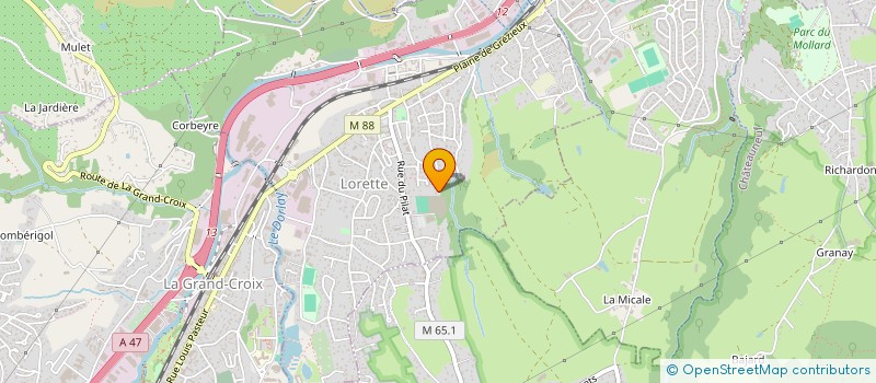 localisation de l'entreprise MADAME MARIE POURRAT à SAINT-ANDRE-LE-PUY