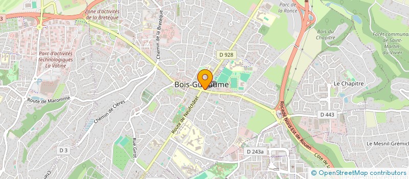 localisation de l'entreprise MADAME MARIE POURVU à BOIS-GUILLAUME