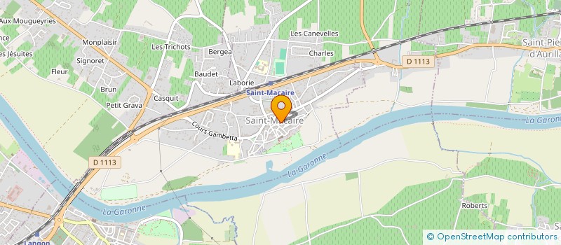 localisation de l'entreprise MADAME MARIE POUTAYS à SAINT-MACAIRE