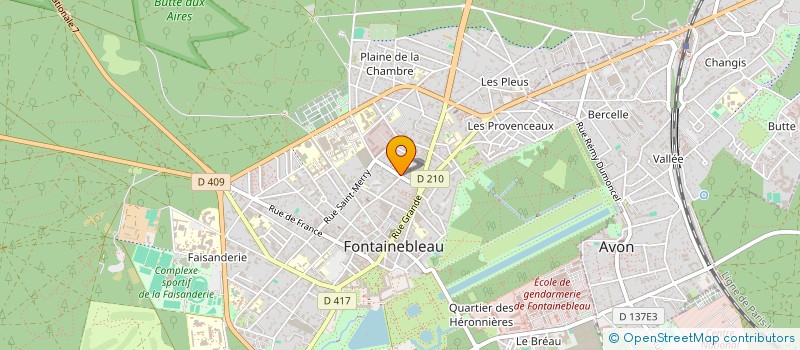 localisation de l'entreprise MADAME MARIE POUYE à FONTAINEBLEAU