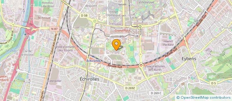 localisation de l'entreprise MADAME MARIE POUYE à ECHIROLLES