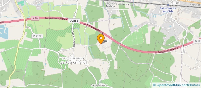 localisation de l'entreprise MADAME MARIE POUYLLAU  SAINT-SAUVEUR-DE-PUYNORMAND