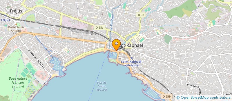 localisation de l'entreprise MADAME MARIE PRADEAU à SAINT-RAPHAEL