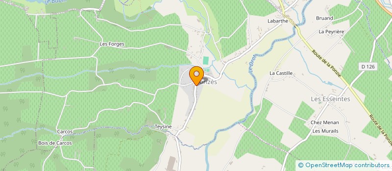 localisation de l'entreprise MADAME MARIE PRADELLE  HURE