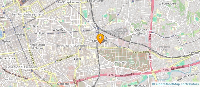 localisation de l'entreprise MADAME MARIE PRANEUF à MARSEILLE
