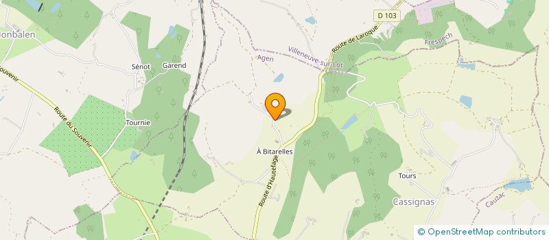 localisation de l'entreprise MADAME MARIE PRAX  CASSIGNAS