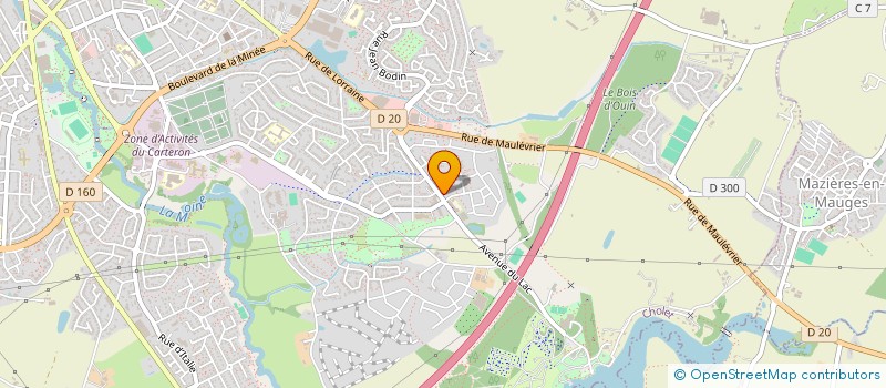 localisation de l'entreprise MADAME MARIE PREAU  CHOLET