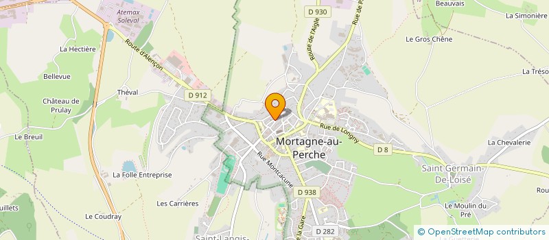 localisation de l'entreprise MADAME MARIE PRENAT à MORTAGNE-AU-PERCHE
