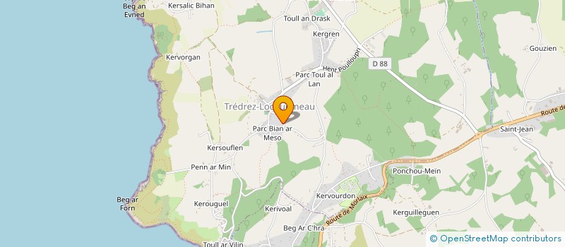 localisation de l'entreprise MADAME MARIE PRESSAC  PLUMELEC