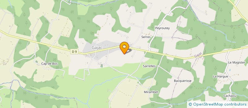 localisation de l'entreprise MADAME MARIE PRIETO  GAJAC