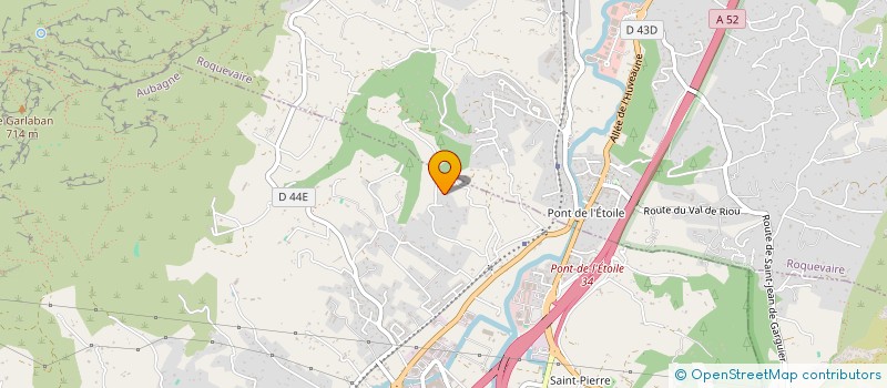 localisation de l'entreprise MADAME MARIE PRIEUX  AUBAGNE