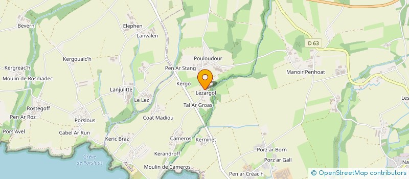 localisation de l'entreprise MADAME MARIE PRIGENT à ARGOL