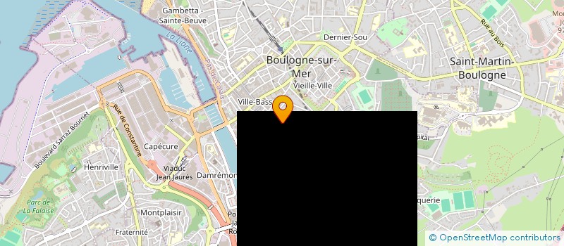 localisation de l'entreprise MADAME MARIE PRIMA à BOULOGNE-SUR-MER