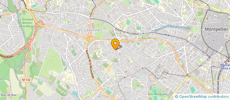 localisation de l'entreprise MADAME MARIE PRIOLAU  MONTPELLIER