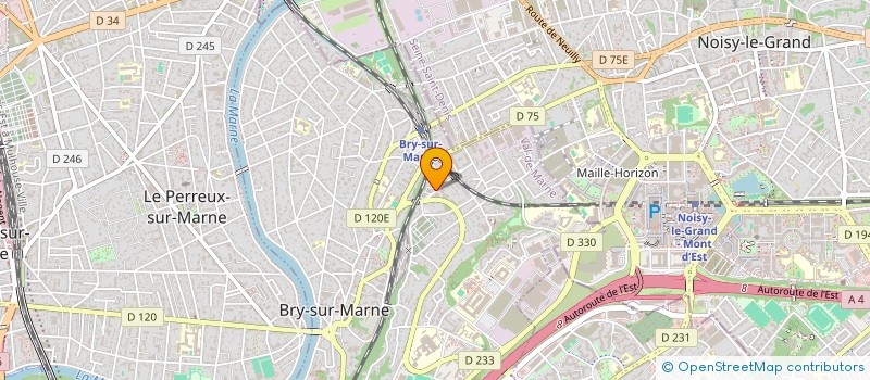 localisation de l'entreprise MADAME MARIE PRIOUX à BRY-SUR-MARNE