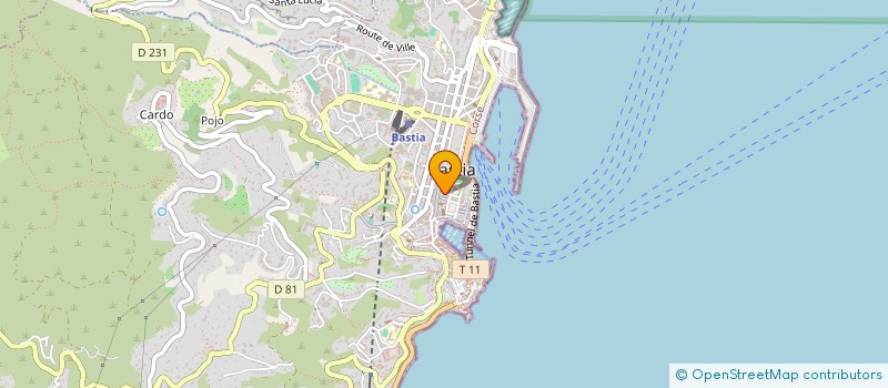 localisation de l'entreprise MADAME MARIE PROSPERI à BASTIA