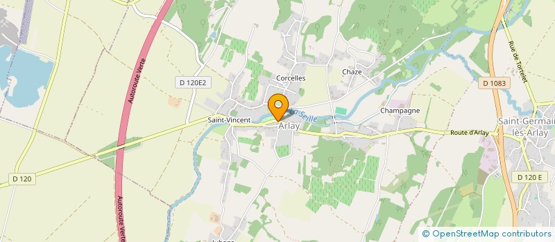 localisation de l'entreprise MADAME MARIE PROST  ARLAY